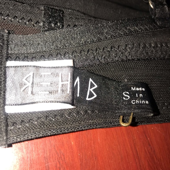 Black bralette top - Picture 2 of 2